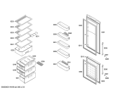 Схема №1 P1KVB3914C с изображением Дверь морозильной камеры для холодильной камеры Bosch 00683846