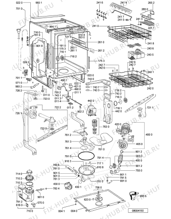 Схема №2 GSIK 6593/2 IN с изображением Обшивка для посудомойки Whirlpool 481245372833