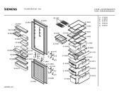 Схема №3 KG36U190IE с изображением Дверь морозильной камеры для холодильника Siemens 00238482