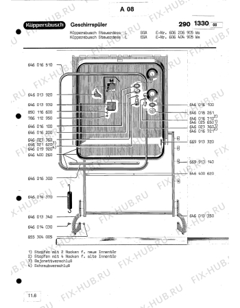 Взрыв-схема посудомоечной машины Aeg STEWARDESS SGA - Схема узла Section1