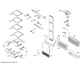 Схема №5 3FAB4600 с изображением Вставная полка для холодильной камеры Bosch 00678865