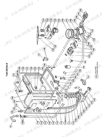 Схема №3 7841P (F035764) с изображением Шланг (трубка) для посудомоечной машины Indesit C00247506