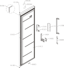 Схема №1 FN6601 (468494, ZOF2869A) с изображением Дверь для холодильника Gorenje 460349