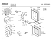 Схема №3 CK25102 с изображением Дверь для холодильной камеры Bosch 00214194