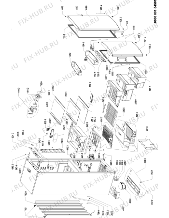 Схема №1 WBE3321 NFS с изображением Микромодуль для холодильника Whirlpool 480132101641