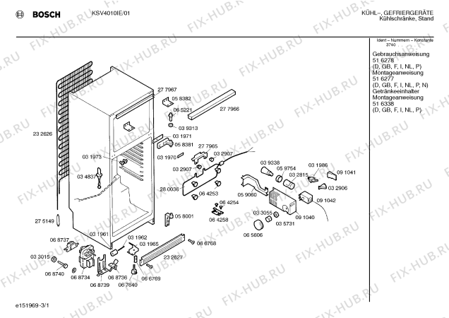 Схема №3 F6542 с изображением Поднос для холодильной камеры Bosch 00093686