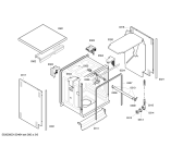 Схема №5 SGS45M58EU с изображением Панель управления для посудомойки Bosch 00665101