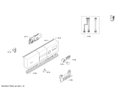 Схема №3 SR55E502EU с изображением Передняя панель для посудомойки Siemens 00707437