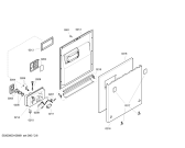 Схема №5 SGI43E05EU с изображением Вкладыш в панель для посудомоечной машины Bosch 00438915