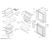 Схема №2 KK29V1160W с изображением Дверь для холодильника Siemens 00710619