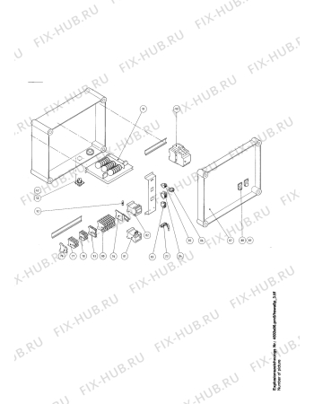 Взрыв-схема комплектующей Aeg HSWA18P - Схема узла Electrical-/gas-equipment