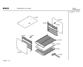 Схема №3 HBN2860GB с изображением Передняя часть корпуса для плиты (духовки) Bosch 00366714