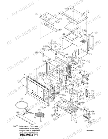 Схема №1 MCD1761E-m с изображением Конденсатор для микроволновки Aeg 50280681003