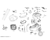 Схема №1 AS1916 с изображением Колесо для пылесоса Bosch 00499274