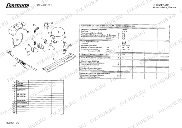 Схема №2 0702235626 KIL230 с изображением Планка для холодильника Bosch 00200177