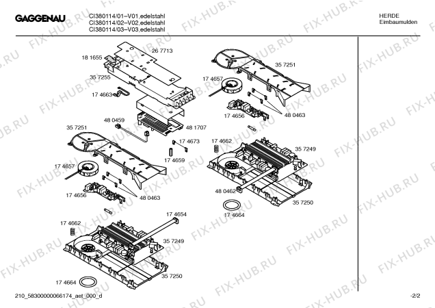 Схема №2 CI380114 с изображением Модуль управления для плиты (духовки) Bosch 00432510