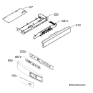 Схема №4 SKD71800S0 с изображением Модуль (плата) управления для холодильной камеры Aeg 973923800748028