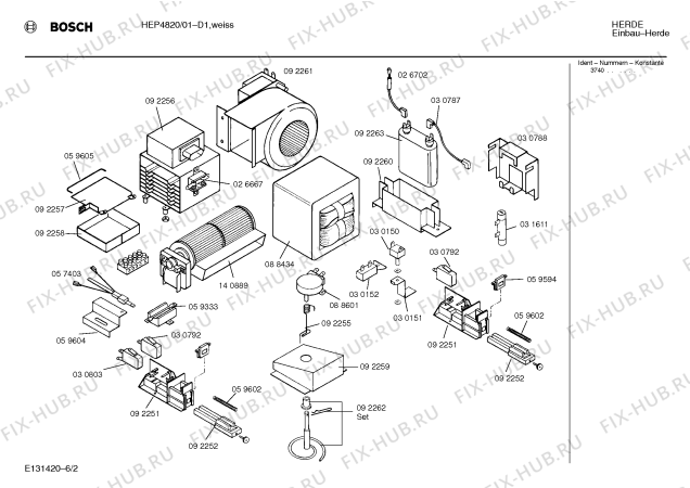 Схема №4 HES4820 с изображением Панель для плиты (духовки) Bosch 00280905