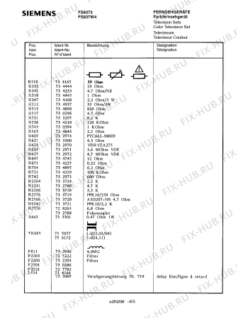 Взрыв-схема телевизора Siemens FS9373 - Схема узла 05