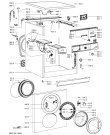 Схема №2 AWO/D 43115 с изображением Модуль (плата) для стиралки Whirlpool 481075159316