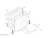 Схема №4 B4562N0 с изображением Противень для духового шкафа Bosch 00665761