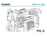 Схема №5 IC 165M с изображением Крышка для сплит-системы DELONGHI AG89249