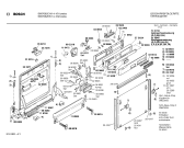 Схема №4 SMI7072II с изображением Передняя панель для посудомоечной машины Bosch 00273624