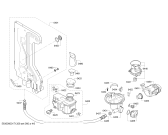 Схема №4 SN55D502EU с изображением Панель управления для посудомойки Siemens 00742146