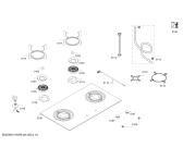 Схема №2 PBD7231HK Bosch с изображением Варочная панель для духового шкафа Bosch 00713182