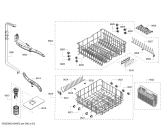 Схема №5 SHX3AR72UC SilencePlus 50dB с изображением Корзина для посуды для посудомоечной машины Bosch 00688505