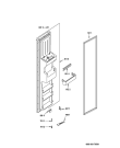 Схема №9 KSN 5051/A/1 W с изображением Дверка для холодильника Whirlpool 481241610316