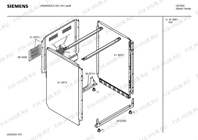 Схема №4 HN26023CC с изображением Инструкция по эксплуатации для духового шкафа Siemens 00520735