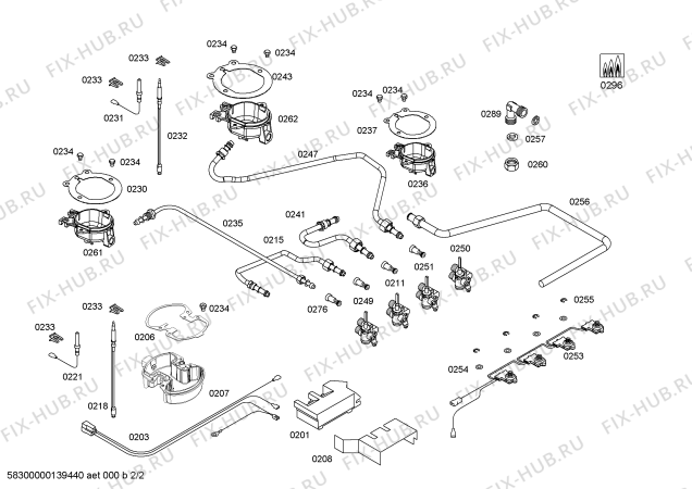 Взрыв-схема плиты (духовки) Bosch PCH615C90N ENC.PCH615C90N 3G+1W BO60F IH5 - Схема узла 02