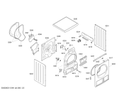 Схема №2 WTE86300SK с изображением Вкладыш для сушильной машины Bosch 00601614