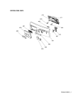 Схема №6 LOE 1207 с изображением Клавиша для стиральной машины Whirlpool 480111104571