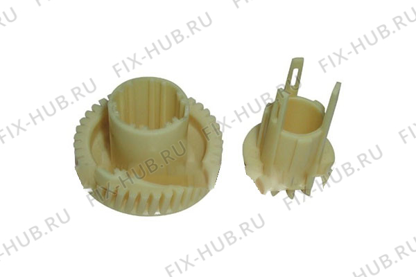 Большое фото - Набор шестерней редуктора мотора для ломтерезки Bosch (2 шт)  151728 для слайсера Siemens 00151728 в гипермаркете Fix-Hub