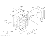 Схема №5 SMU53M08EP с изображением Передняя панель для электропосудомоечной машины Bosch 00671091