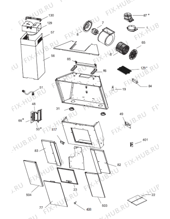 Схема №1 DK2000P2 (303714, E077I1S40AG2HCT) с изображением Другое для вентиляции Gorenje 410441