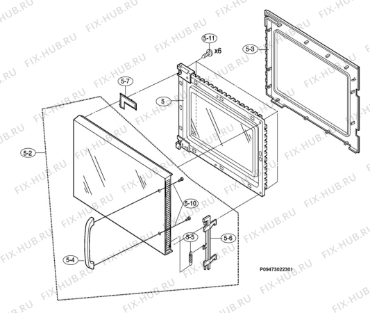 Взрыв-схема микроволновой печи Aeg Electrolux MCC4060E-W - Схема узла Section 3