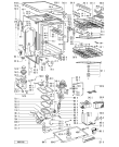 Схема №2 ADP 2966 WHM с изображением Панель для электропосудомоечной машины Whirlpool 481245370713