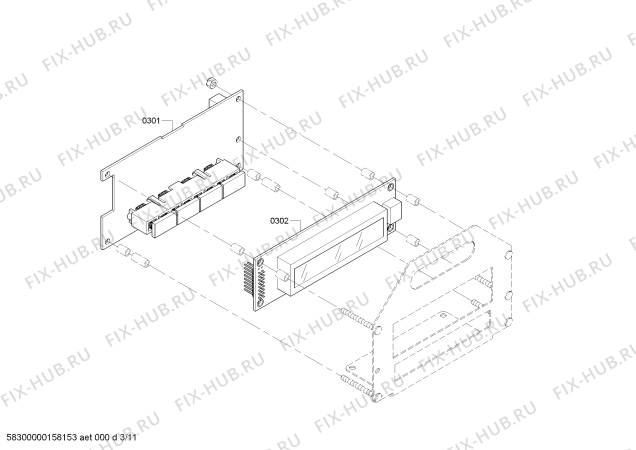 Схема №9 PRL364JDG с изображением Труба для плиты (духовки) Bosch 00706602