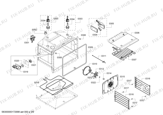 Схема №5 MED272JS с изображением Кабель для духового шкафа Bosch 00659202
