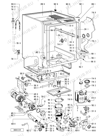 Схема №2 ADP DYNAMIC с изображением Мини-ручка для посудомоечной машины Whirlpool 481941258798
