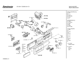 Схема №3 CW22010CH CW2201 с изображением Панель управления для стиралки Bosch 00281849