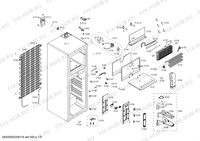 Схема №2 RDN30BS011 REF COLDEX COOLSTYLE 361N ST 220V/60HZ с изображением Дверь для холодильника Bosch 00715964
