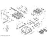 Схема №6 SHX58E25UC с изображением Набор кнопок для посудомойки Bosch 00623914