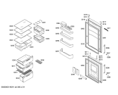 Схема №4 KGN36V03 с изображением Контактная пленка для холодильной камеры Bosch 00669771