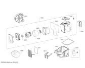 Схема №3 AC5000 ACTIVA с изображением Всасывающий шланг для пылесоса Bosch 00578612