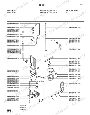 Взрыв-схема посудомоечной машины Electrolux ESF675  WEISS - Схема узла Section4