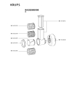 Схема №2 KA252580/900 с изображением Электромотор для кухонного измельчителя Krups MS-651078